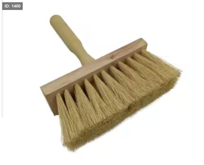 Loofah hair brush