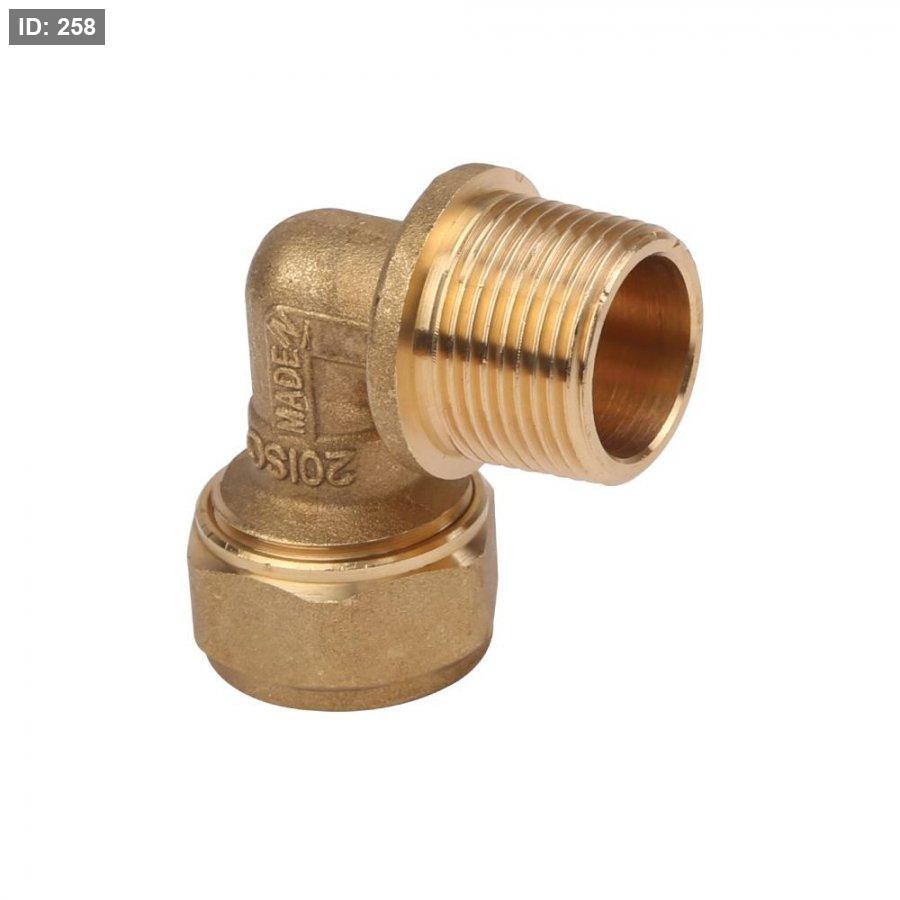 מרפק פליז איטלקי עם חוט חיצוני