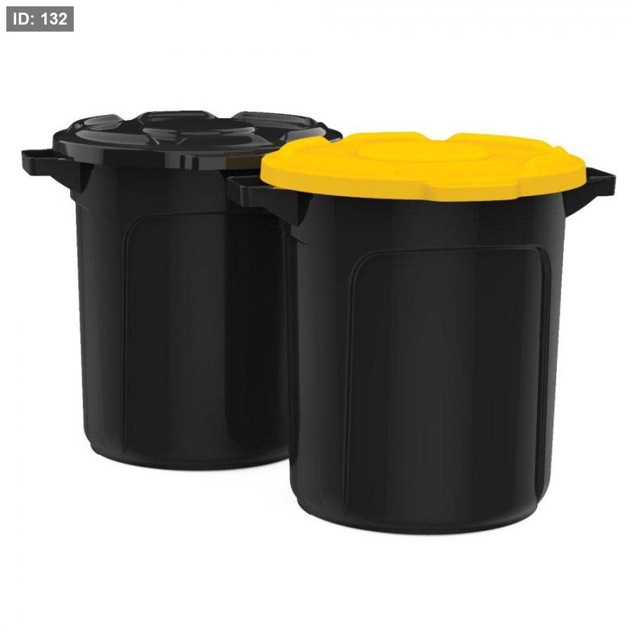 Plastic waste bucket