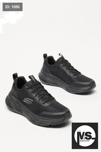 Skechers נעלי ריצה Edgeride Rekze גברים שחורות