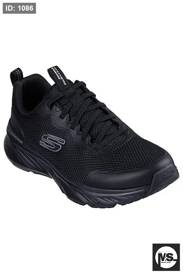 Skechers נעלי ריצה Edgeride Rekze גברים שחורות