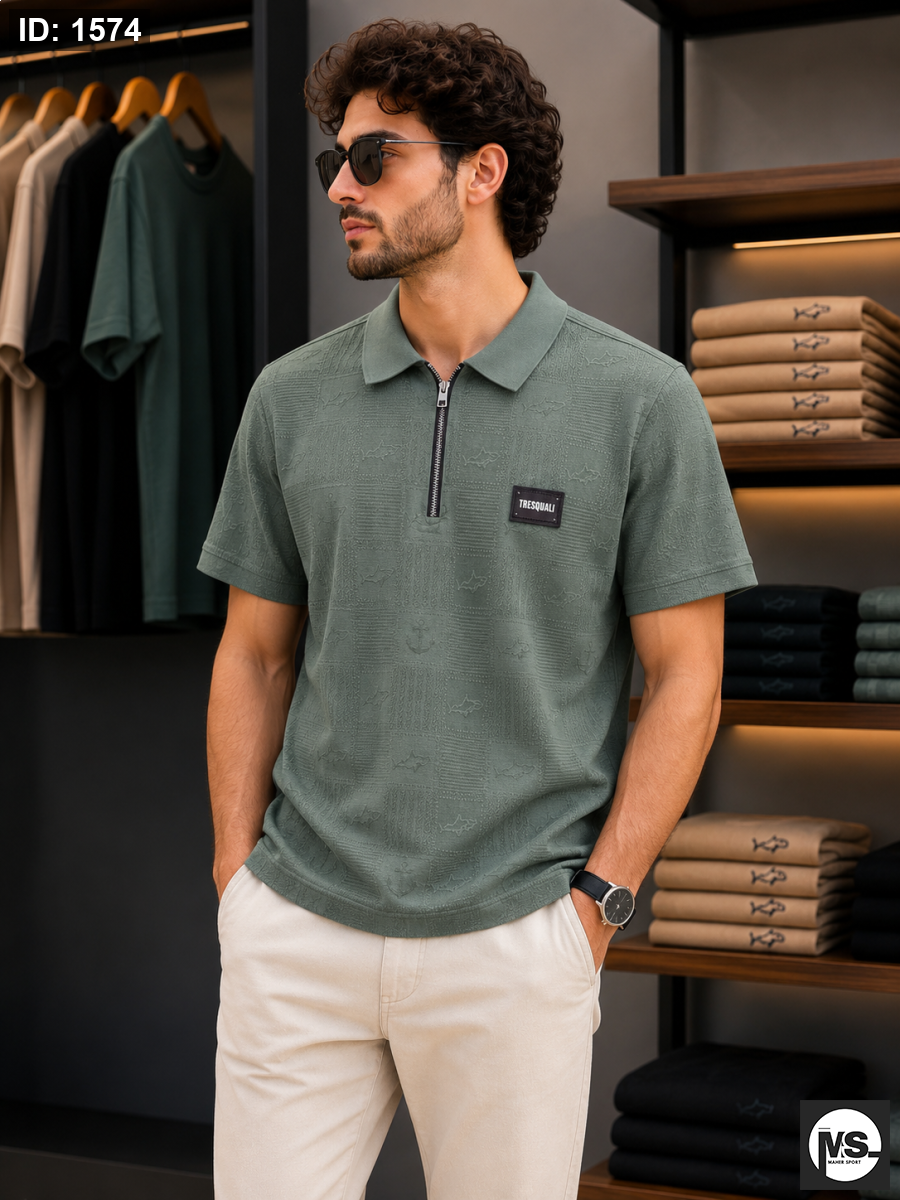 Men JQ Polo Green