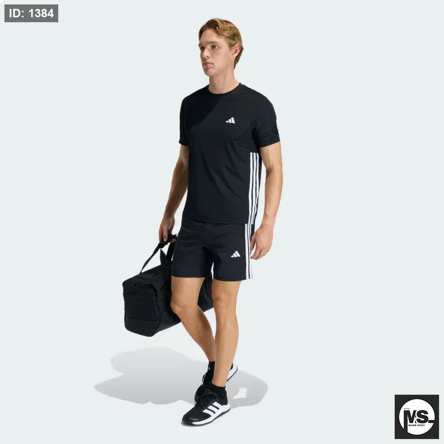 T-SHIRT עם 3 פסים בסיס אימון ESSENTIALS
