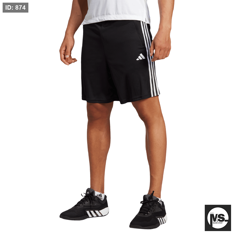 TRAIN ESSENTIALS PIQUÉ 3-STRIPES אימון קצר