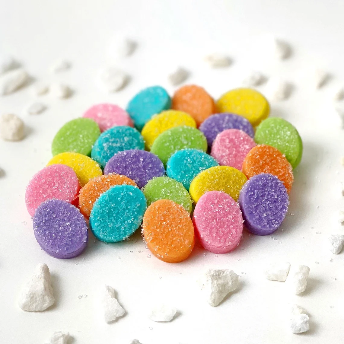 Mini Easter Sugar Eggs – Marzipan Bonbons, Hostess Gift, Easter Baskets