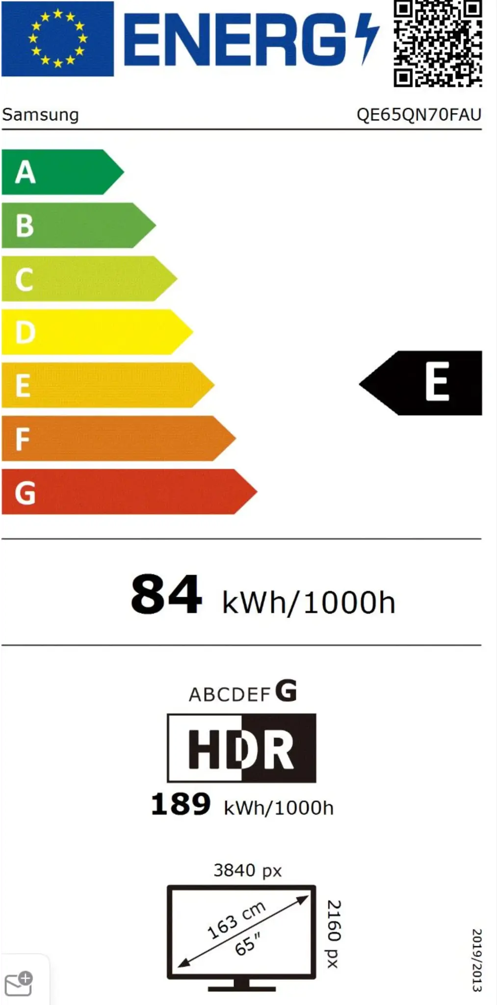 טלוויזיה חכמה Samsung 65" QE65QN70F NEO QLED 144Hz 4K Smart Ai -אחריות ע"י סמסונג ישראל
