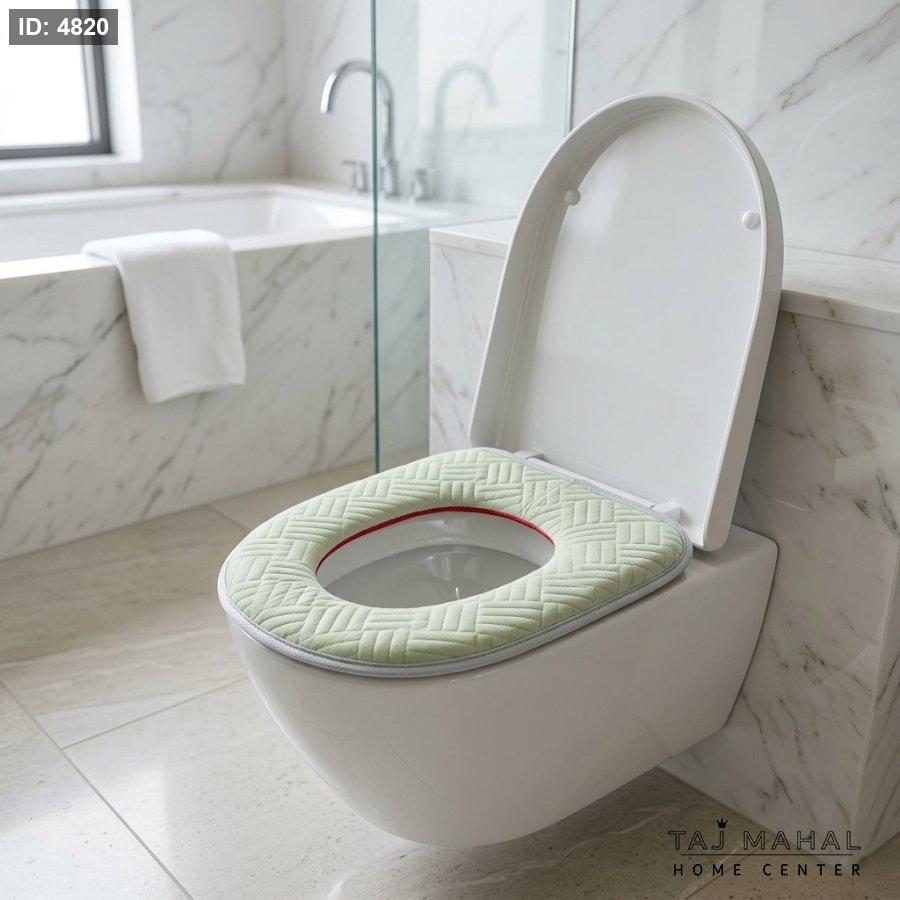 Cloth toilet seat cover