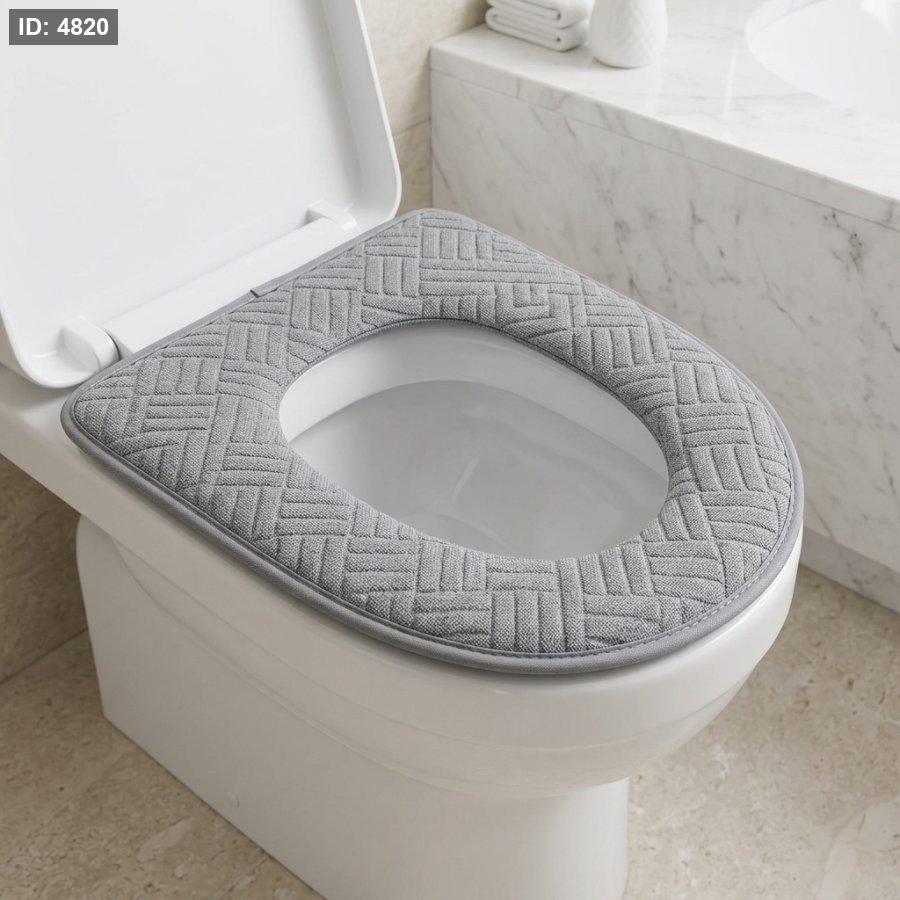 Cloth toilet seat cover
