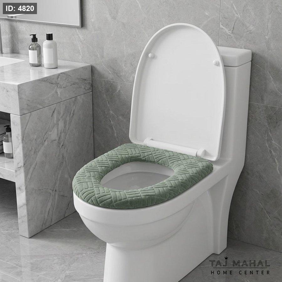 Cloth toilet seat cover