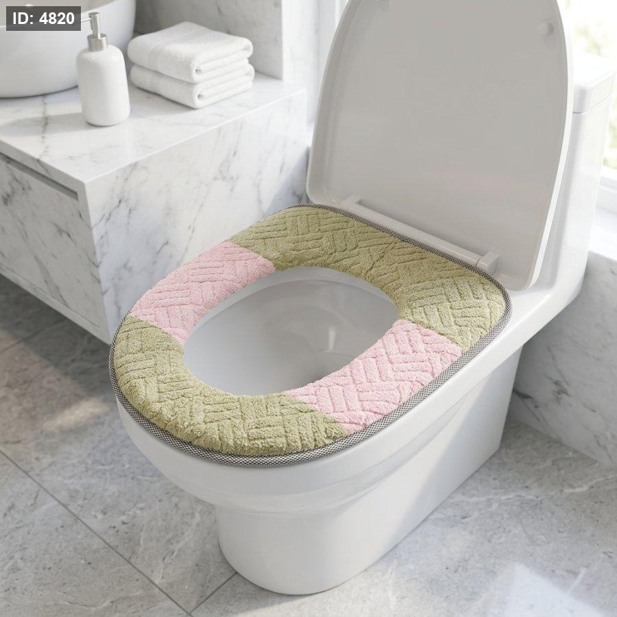 Cloth toilet seat cover