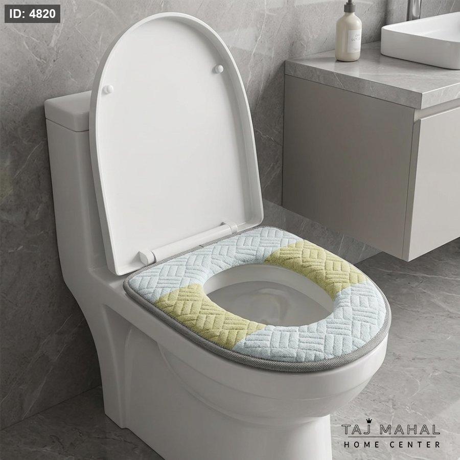 Cloth toilet seat cover