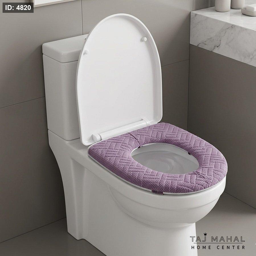 Cloth toilet seat cover