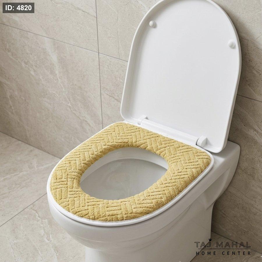 Cloth toilet seat cover