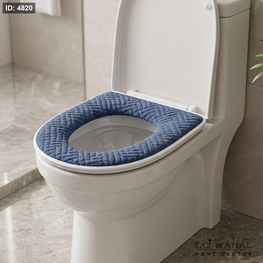 Cloth toilet seat cover