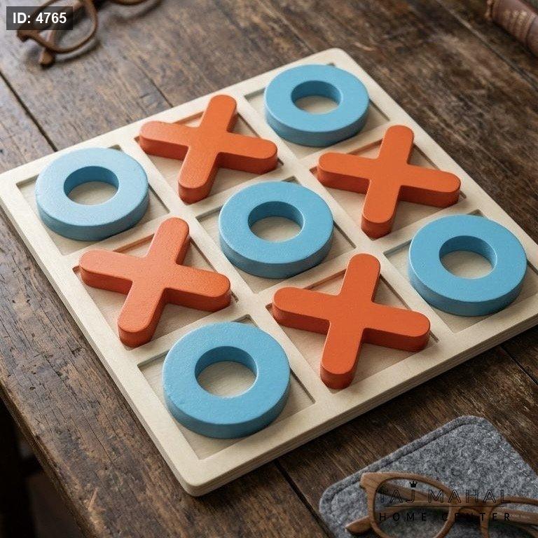 Wooden XO game board