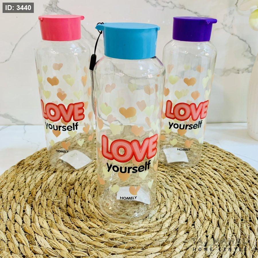 Plastic water bottle