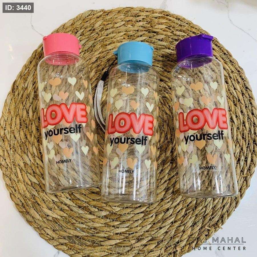 Plastic water bottle