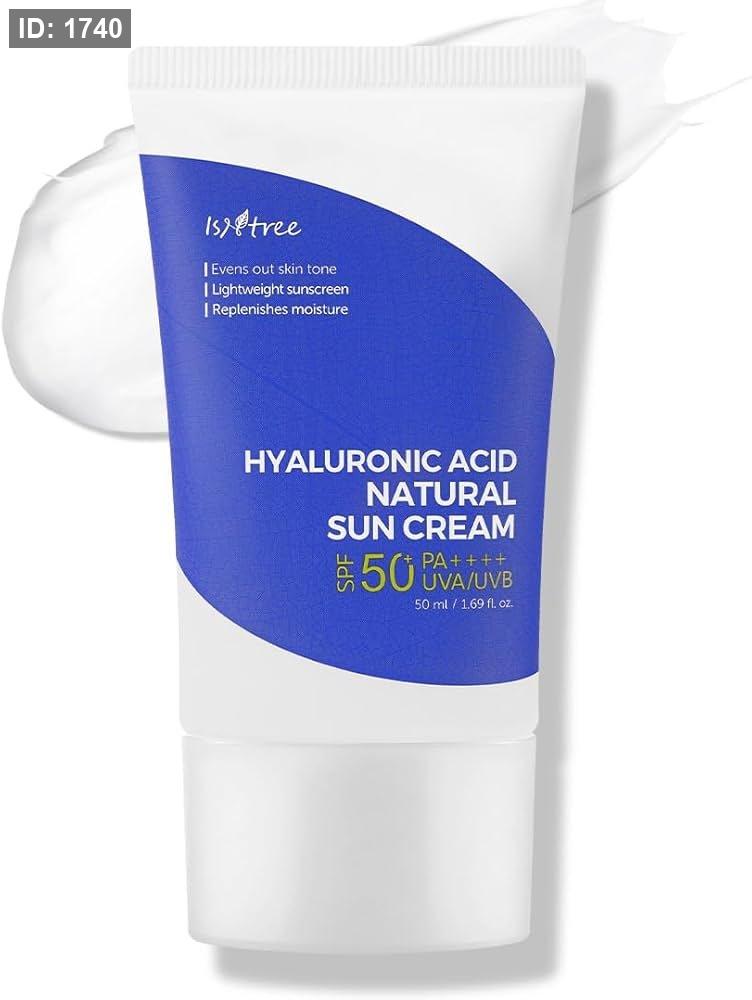 Isntree Hyaluronic Acid Natural Cream SPF50+ PA ++++
