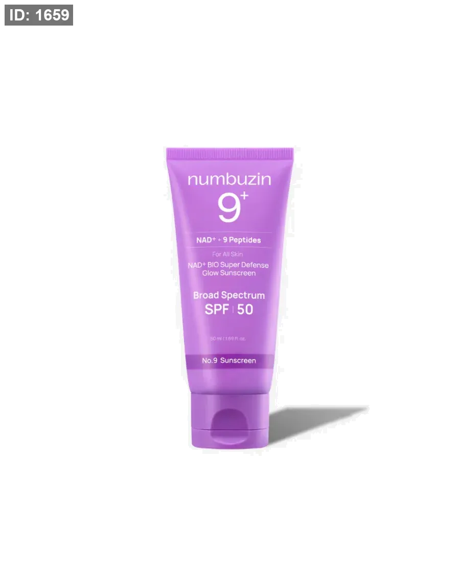 Numbuzin No.9 NAD+BIO Super Defense Glow קרם הגנה SPF50+ PA++++