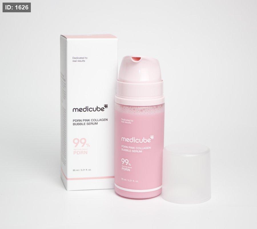 Medicube PDRN ורוד קולגן בועות סרום