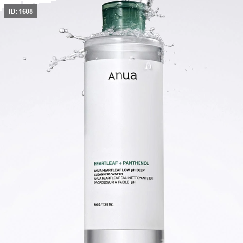 Anua Heartleaf נמוך pH מים לניקוי עמוק