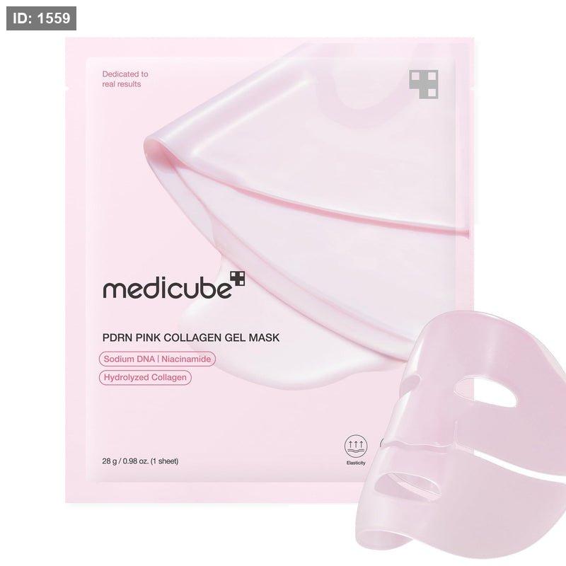 מסכת ג'ל קולגן ורודה של Medicube PDRN