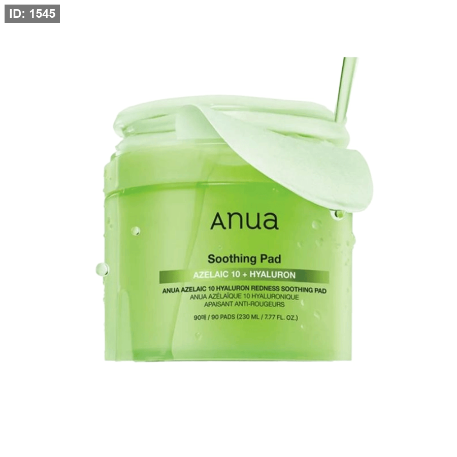 Anua Azelaic 10 + Hyaluron Redness Soothing Pads