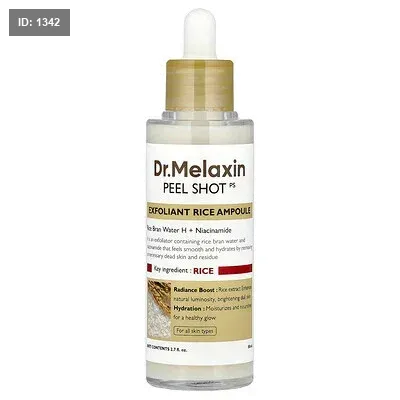 Dr.Melaxin Peel Shot פילינג אמפולת אורז לבן – 80 מ"ל – Dr. Melaxin Scrub עם תמצית אורז לבן - 80 מ"ל