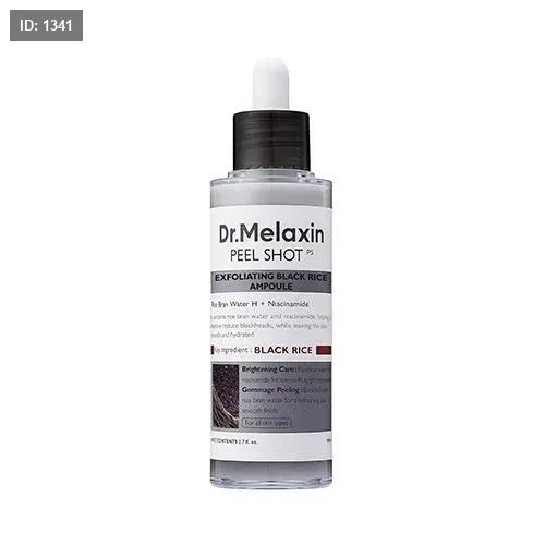 Dr.Melaxin Peel Shot פילינג אמפולת אורז שחור – 80 מ"ל – ד"ר מלקסין סקרוב עם תמצית אורז שחור - 80 מ"ל