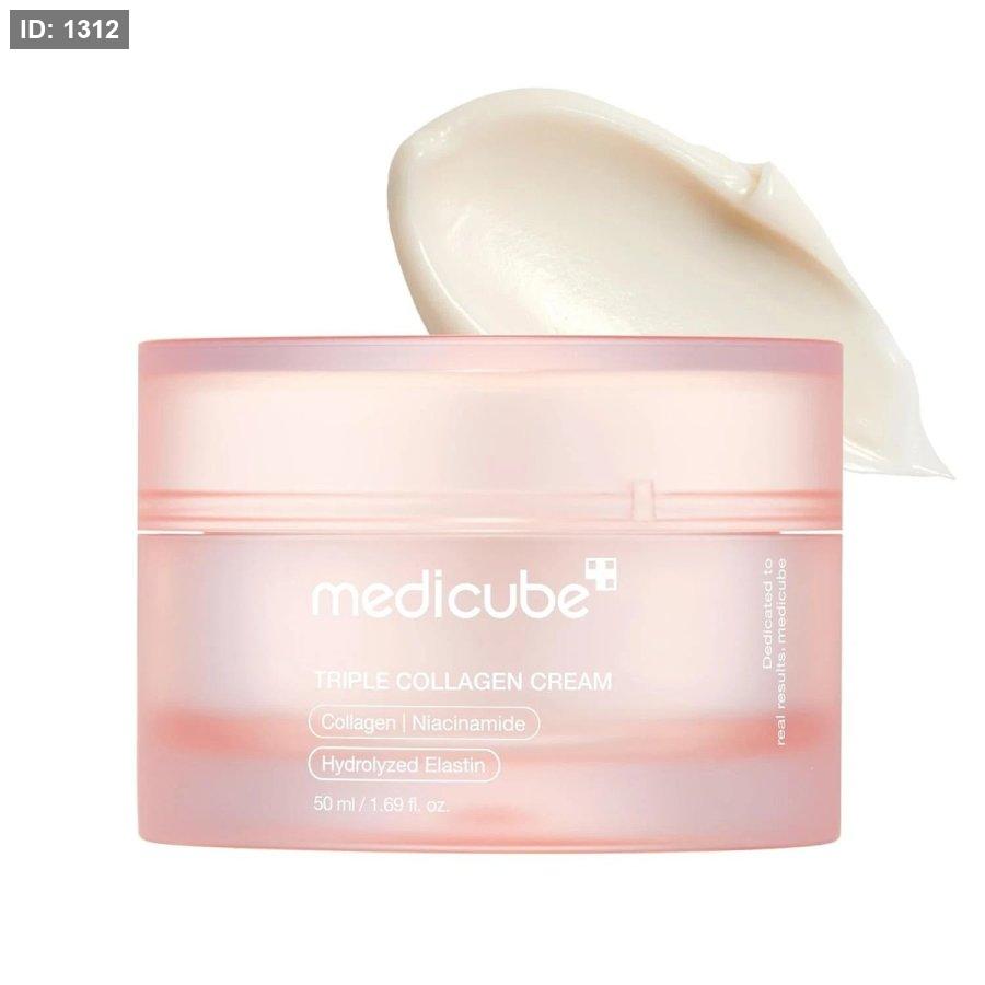 קרם קולגן משולש של Medicube (50 מ"ל) המשפר את גמישות העור ושמנמנות עם קולגן משולש
