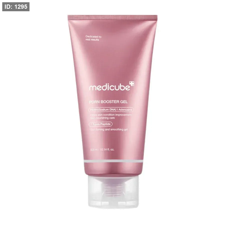 جل المعزّز الوردي بتقنية PDRN (300 مل) – MEDICUBE PDRN Booster Gel – 300ml