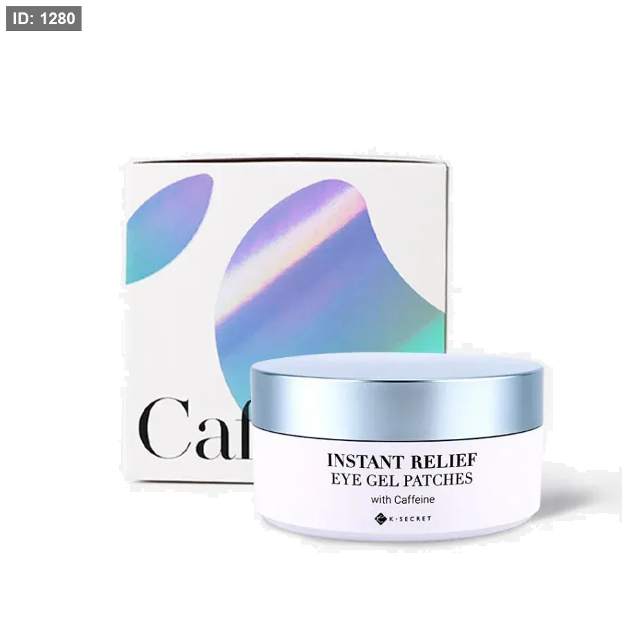 ماسك جل تحت العين بالكافيين – مهدئ فوري للهالات والانتفاخ Instant Relief Eye Gel Patches with Caffeine