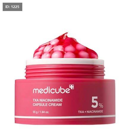 קרם להבהרת עור של Medicube 5% חומצה טרנקסמית + ניאצינמיד: קרם קפסולה של Medicube TXA Niacinamide 5%