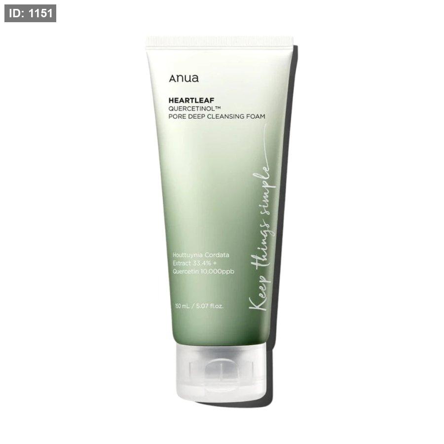 ANUA HEARTLEAF QUERCETINOL PORE DEEP CLEANSING FOAM