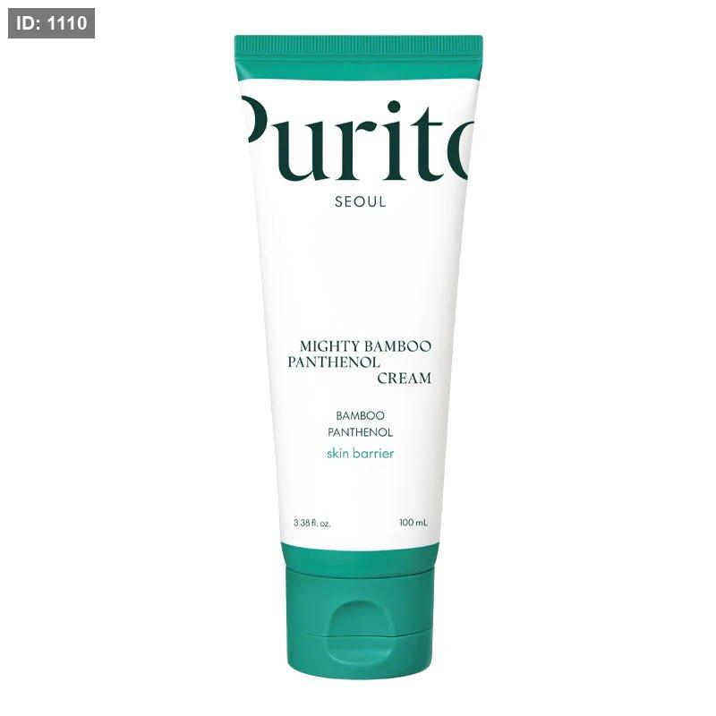 PURITO Mighty Bamboo Panthenol Cream - קרם לתיקון עור עם במבוק ופנתנול מבית Purito