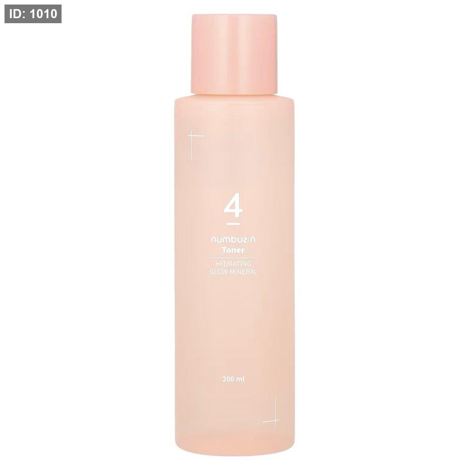 No.4 Hydrating Glow Mineral Toner Numbuzin טונר מינרלי מטהר העור