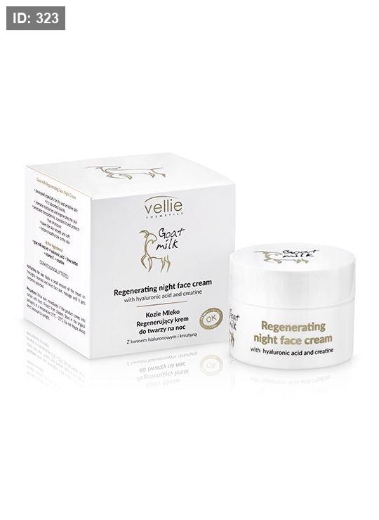 Vellie Goat Milk Regenerating Face Night Cream - קרם לילה של Vellie Goat Milk Regenerating Face