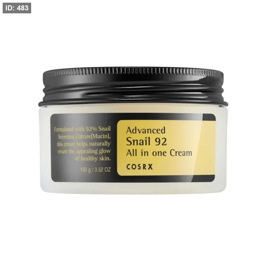COSRX Advanced Snail 92 קרם הכל באחד 100 מ"ל - קרם חילזון COSRX 100 מ"ל