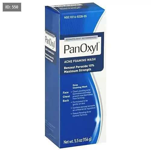 PANOXYL 10% Benzoyl Peroxide Foaming Wash