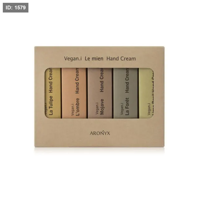 סט קרם ידיים טבעוני של ARONYX 5 יחידות