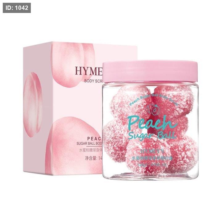 HYMEY'S Peach Candy Moisturizing Body Scrub - HYMEY'S Peach Candy Moisturizing Body Scrub - 140 גרם