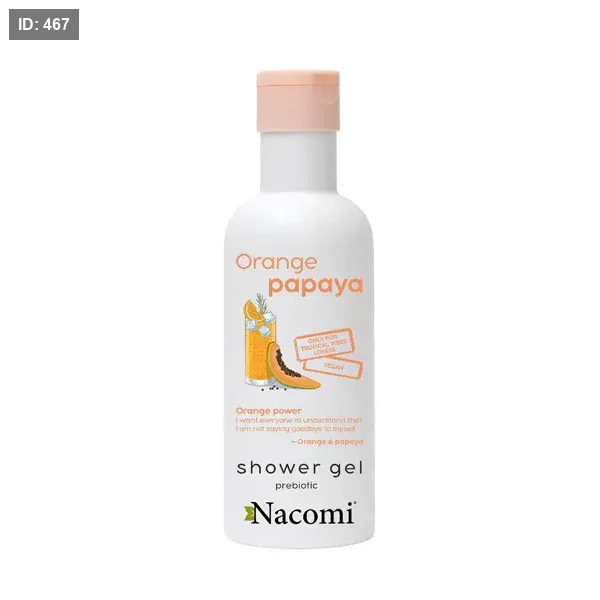 Nacomi Shower Gel – Orange And Papaya Shower gel with orange and papaya