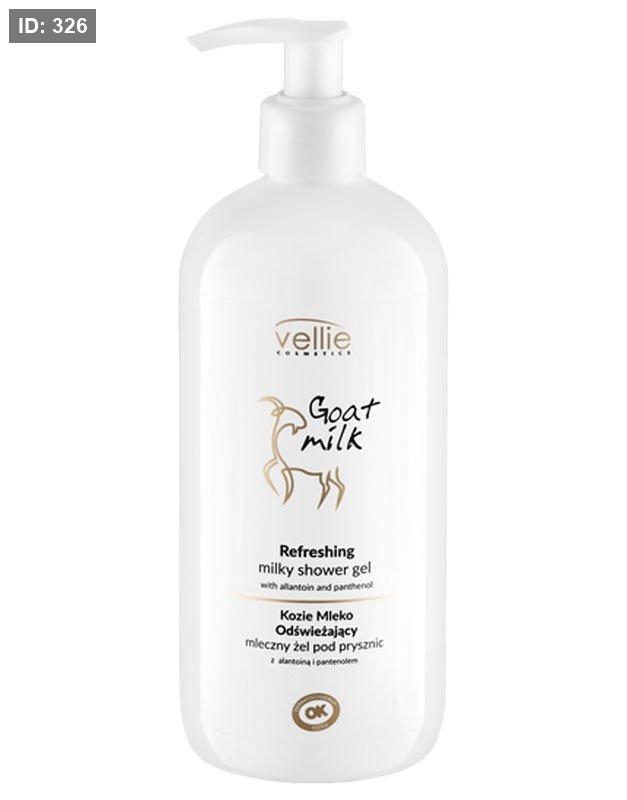 ג'ל מקלחת קרמי של Vellie Goat Milk