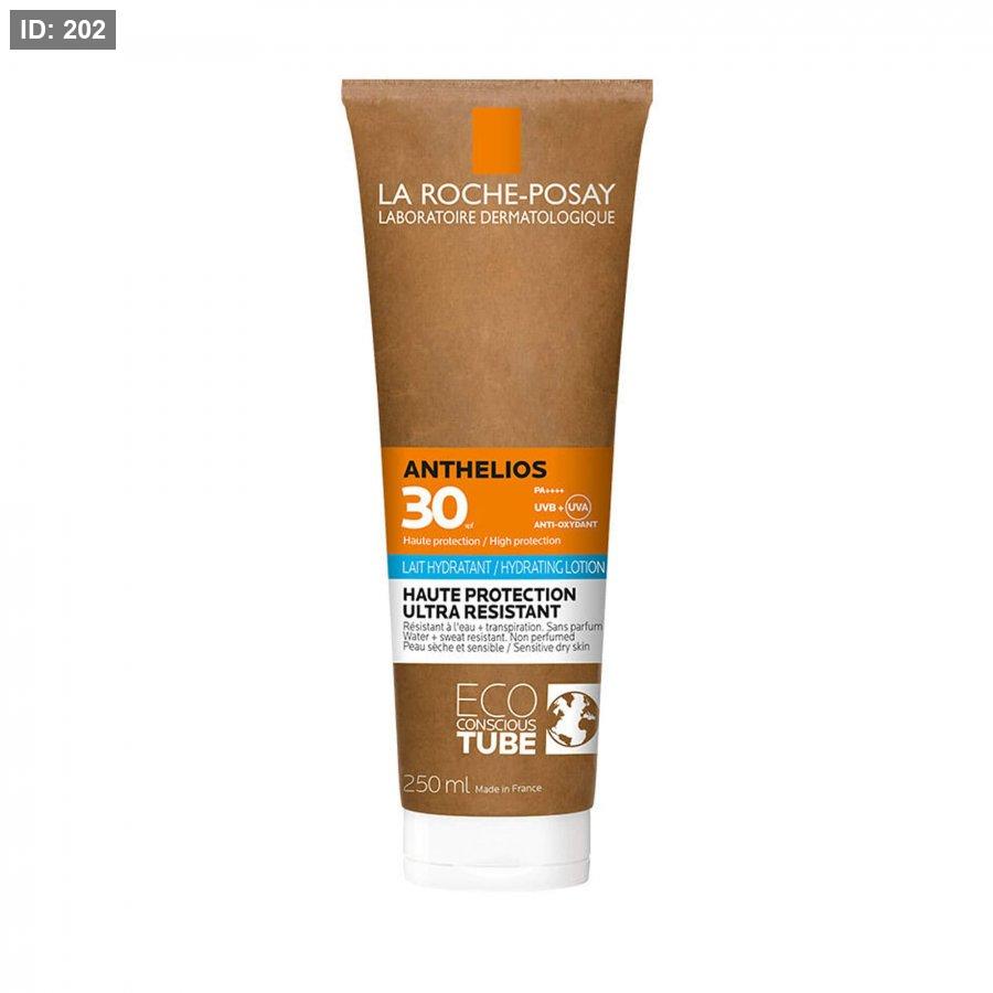 La Roche-Posay Anthelios קרם גוף לחות SPF30 – שפופרת באחריות אקולוגית | אנתליוס גוף קרם הגנה פורמולת לחות SPF30 - שפופרת ידידותית לסביבה מבית לה רוש-פוזה