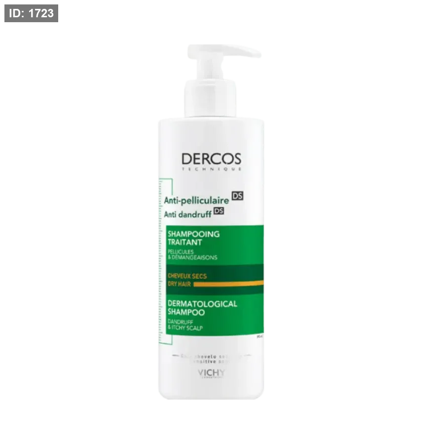 Vichy Dercos שמפו נגד קשקשים לשיער יבש