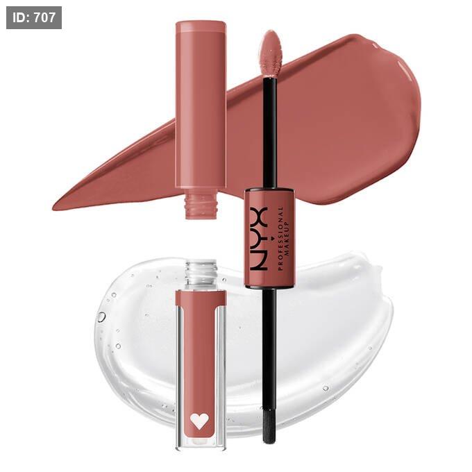 NYX SHINE LOUD HIGH SHINE LIP COLOR - רוז' + ברק מבית NYX