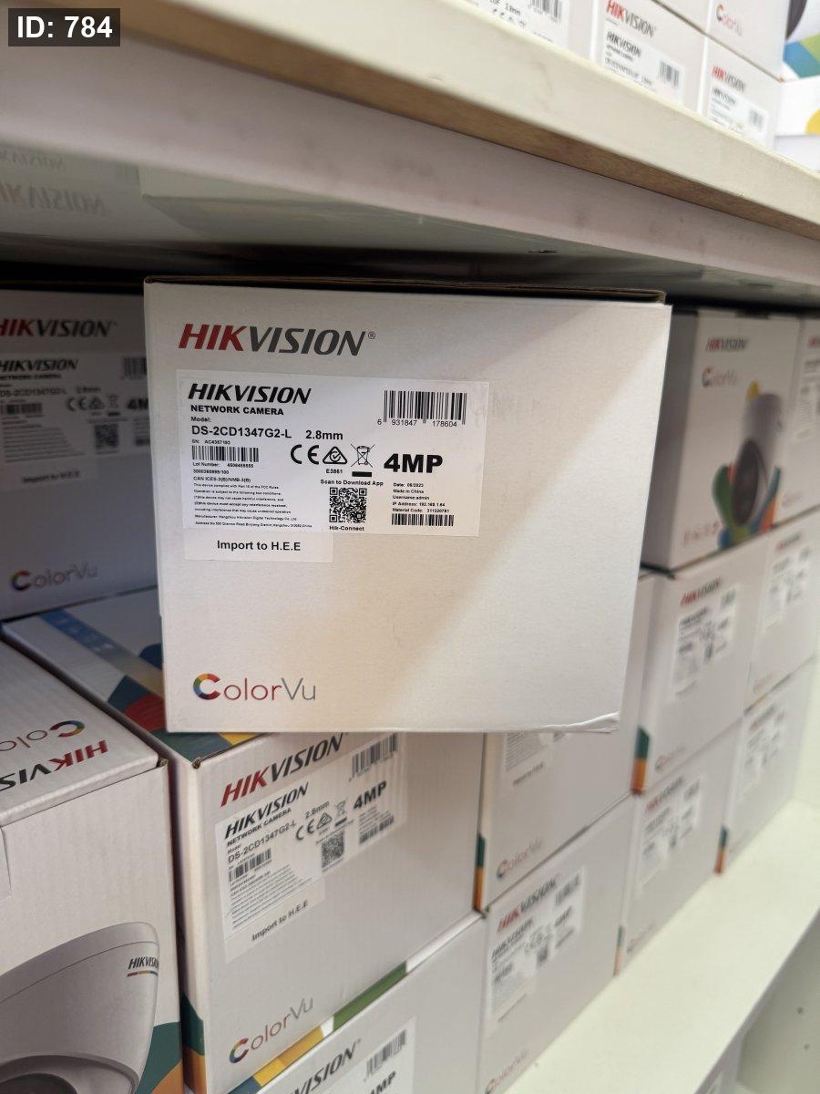 מצלמת רשת DS-2CD1347G2-L 4MP NO MIC ColorVu