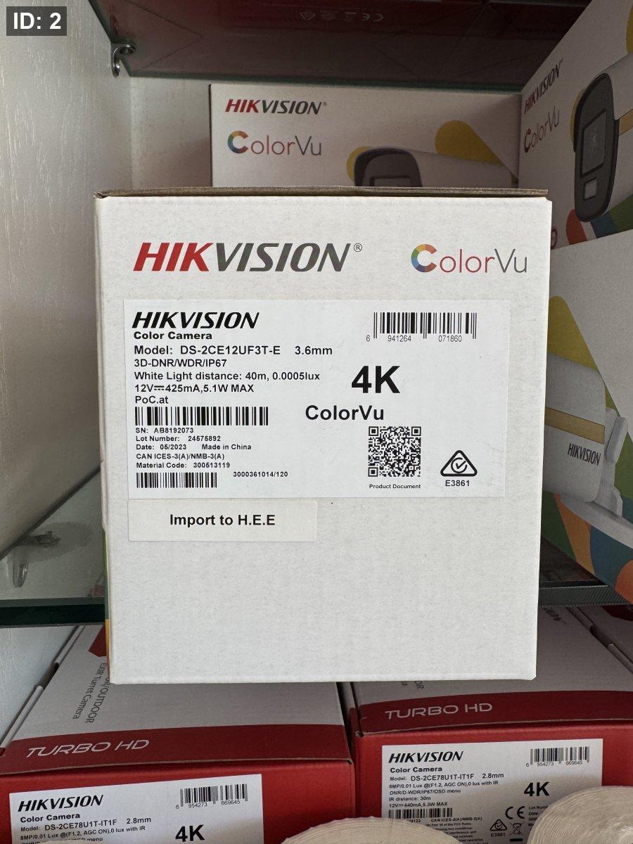 DS-2CE12UF3T-E 8MP 4K