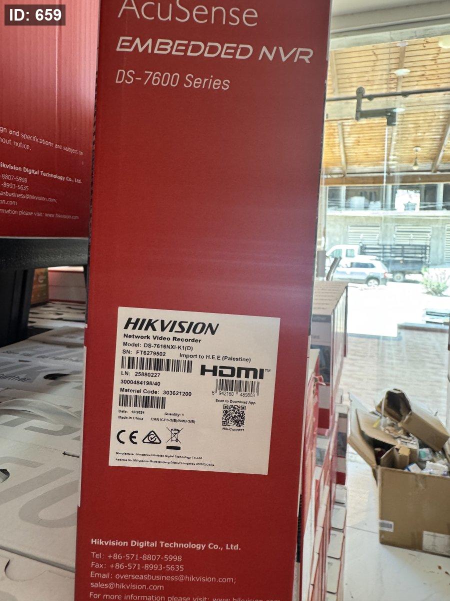 NVR DS-7616NXI-K1 8MP 16CH ACUSENCE