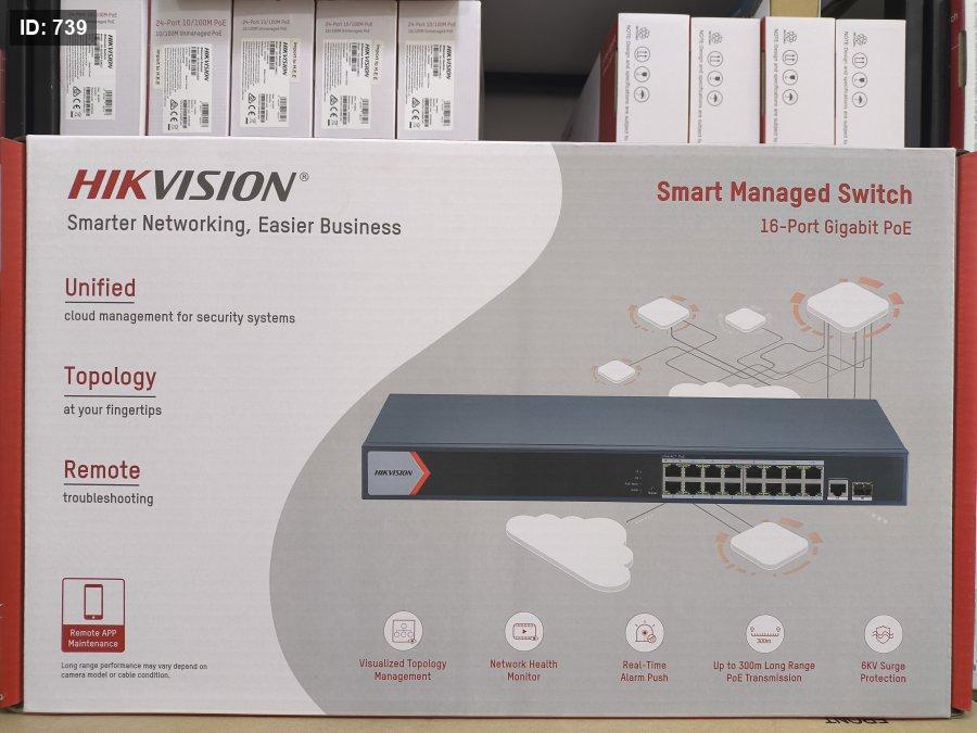 DS-3E1518P-EI PoE Switch 16-Port 1GB מנוהל